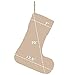 LUBOT Christmas Stockings(20inch) Plaid/Rustic/Farmhouse/Country Fireplace Hanging Canvas Handmade Xmas Stockings Decorations for Family Holiday Season Decor Fresh
