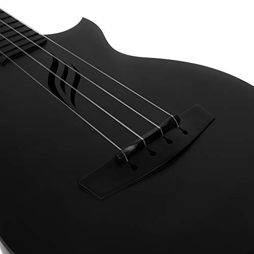 Enya Concert Ukulele AcousticPlus Nova U/BK EQ 23” Cutaway Carbon Fiber