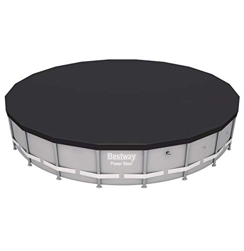 Bestway Power Steel 14' x 42 inch Frame Swimming Pool Set with Pump, Ladder and Cover - Image 3