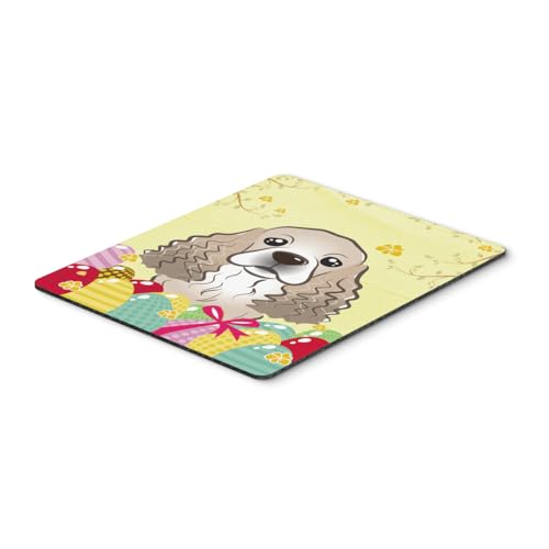Caroline's Treasures BB1898MP Cocker Spaniel Easter Egg Hunt Mouse Pad, Hot Pad…
