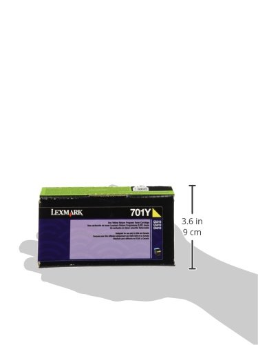 Lexmark 70C10Y0 Yellow Return Program Toner