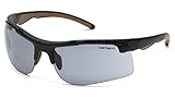 CARHARTT CHB720DTCS Carhartt Gray Safety Glasses, Anti-Fog, Scratch-Resistant, Half-Frame
