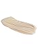 Choies Women's Pleated Head Wrap Knit Bonnet Turban Beige
