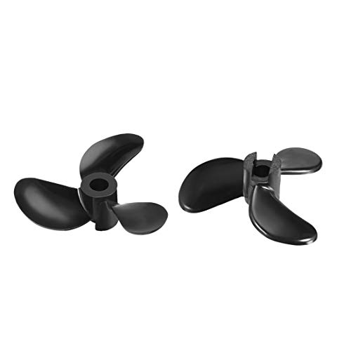 image for uxcell RC Boat CW CCW Propeller 4mm Shaft 3 Vanes 36mm Fan Shape Pasti
