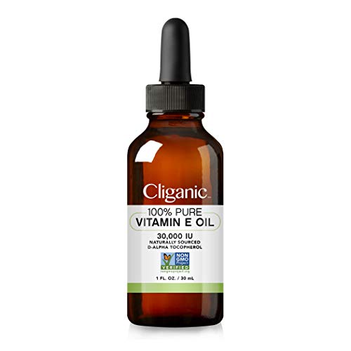 Cliganic 100% Pure Vitamin E Oil for Skin, Hair & Face - 30,000 IU, Non-GMO Verified | Natural D-Alpha Tocopherol - Image 3