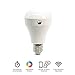 Fox&Summit FS-LB100 LED Light Bulb, Dimmable, Multi-Color, WiFi Enabled Smart Light Compatible with Alexa and Google Assistant, No Hub Required
