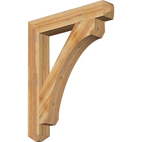 6"W x 40"D x 48"H Legacy Craftsman Rough Sawn Bracket, Western Red Cedar