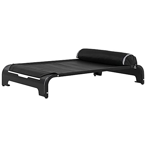 PawHut Elevated Dog Bed w/ Removable Pillow, Raised Pet Bed w/ Steel