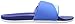 adidas Women's Adilette Cloudfoam Ultra Adjustable Slides Athletic Sandal, Ray Blue/Ice Green/Ice Yellow, 7