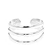 Authentic stud earrings .925 Sterling Silver Adjustable 3 Rows Band Toe Ring
