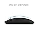 Wireless Mouse, Champhox 2.4GHz Noiseless 3 Adjustable DPI Level with Nano Receiver Silent Portable Rechargeable Cordless Mute Mice for Computer, Notebook, Mac, Laptop (Black)