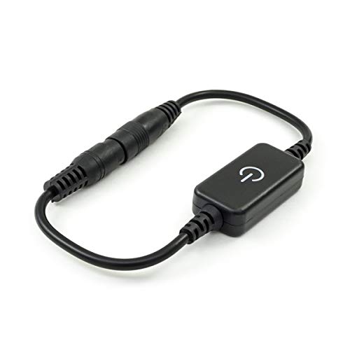 HitLights LED Strip Light Mini Touch Dimmer, Black