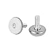 uxcell M8x20mm Plastic Base Adjustable Leveling Glide Foot 100pcs for Cabinet Table Leg