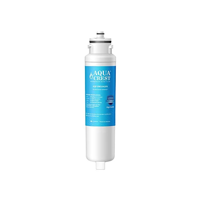 AQUACREST DW2042FR09 Refrigerator Water Filter, Compatible with Daewoo
