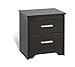 Black Coal Harbor 2 Drawer Nightstand