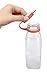 Ello Elsie Glass Water Bottle with Silicone Stopper, 22 oz, Grape