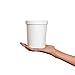 UNIQ [25Count] 32 oz Freezer Containers and Lids - With Non-vented Lids to Prevent Freezer Burn - Premium Heavy Duty Quart Ice Cream Containers Frozen Dessert Supplies