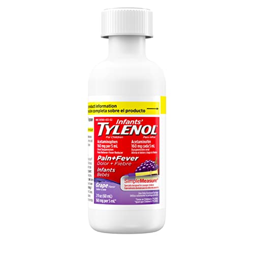 Tylenol Infants Oral Suspension Liquid Medicine with Acetaminophen
