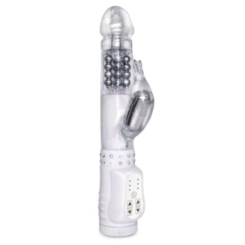 Pipedream Products, Inc. Pipedream Products White Diamond Rabbit Vibe, Clear image