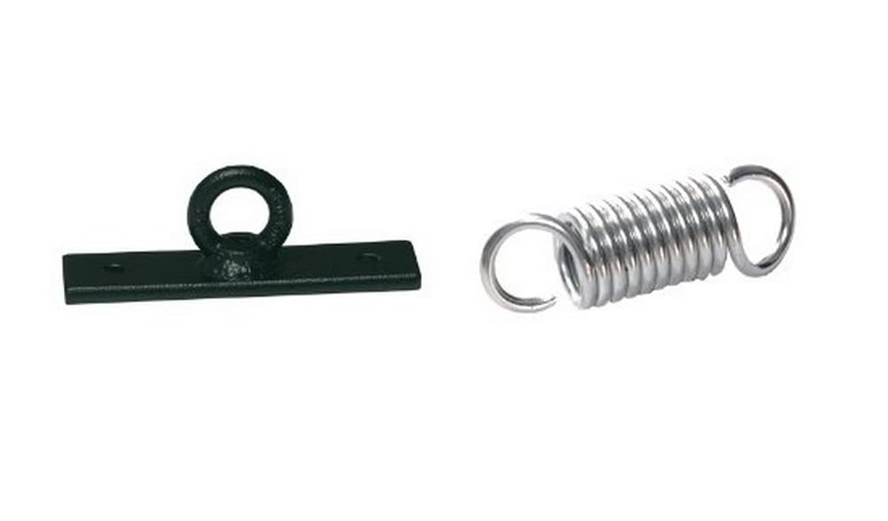 Green Fitness Ceiling Strap Punch Bag Bracket Set with Spring