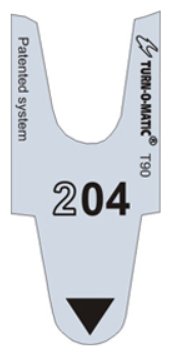 Turn-O-Matic T90 3 Digit Standard Tickets - BLUE - 24000 Tickets