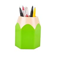 DZT1968 Pen&Pencil Makeup Brush Holders Desk Storage Organizer Office Supplies (Green)