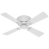 Hunter 23866 42-Inch White Lowprofile II Fan