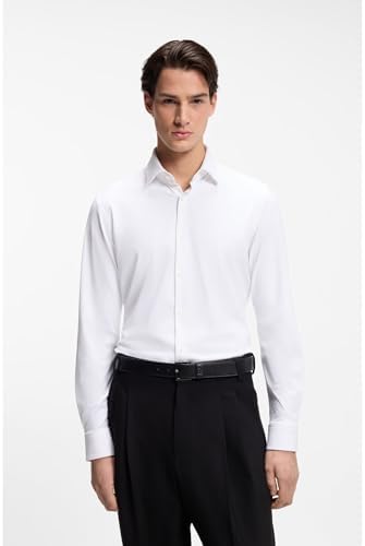 Kenno Chemise Casual, Blanc (Open White 199), 41 Homme