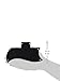 Kmise 1pc Pickguard for Gibson Sg Standard 3-ply Black High Quality