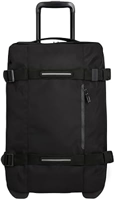 Urban Track, Borsa da viaggio con 2 rotelle, 55 cm, 55 L, Nero (Asphalt Black)