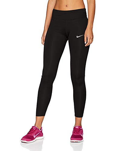 NIKE Women's Running Tight Power Essential Tight (Black, M)