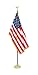 8' Executive Formal Indoor American Flag Set with 8' Pole, Stand and Eagle Ornament for Offices, Schools, Churches & Auditoriums by All Star Flags