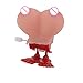 Aland Women Jumping Boobie Breast Wind Up Toy Hen Party Novelty Gag Gift Prank Supply