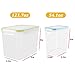 Food Storage Containers, VERONES LARGE SIZE Airtight Sugar, Flour Plastic Containers 6 Pack for Sugar, Flour, Baking Ingredients and Pantry Storage Containers - Microwave, Freezer and Dishwasher Safe.