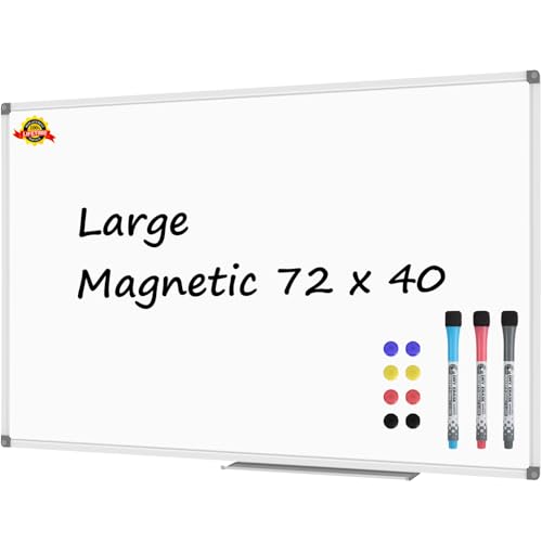 Lockways Large Magnetic Whiteboard 72 x
