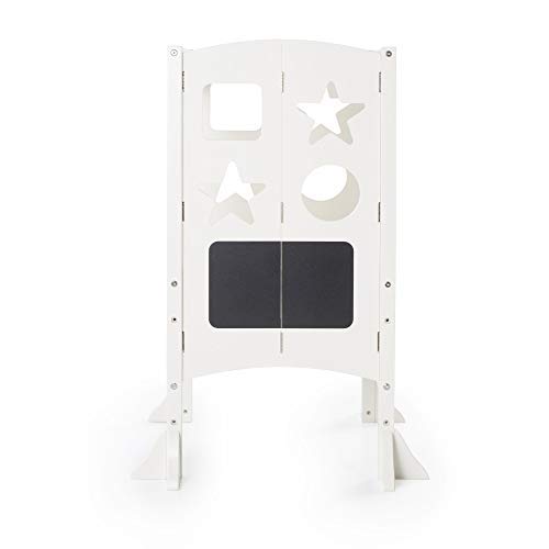 image for Guidecraft Classic Kitchen Helper - Ivory W/ Keeper and Non-Slip Mat :
