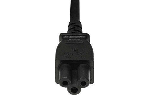 SF Cable, 2ft 18 AWG 3 Prong Universal Power Cord (NEMA 5-15P to IEC320 C5) - Thumbnail 4