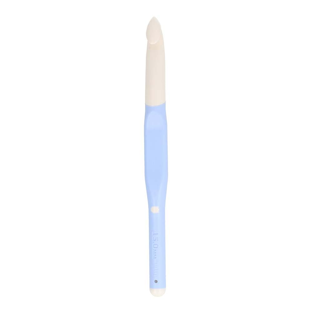 Tulip Etimo GrandHook Crochet Hook 15 mm Ergonomic Jumbo Handle White and Blue, 1 Piece