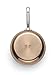 Lagostina Stainless Steel Copper 8-Inch and 10-Inch Fry Pan Set Cookware, 2-Pack, Copper