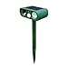 Sorenda Outdoor Waterproof Solar Electronic Pest Animal Ultrasonic Repeller, Animal Control, Pest Control, Rodent Repellent, Dog Repellent, Cat Repellent