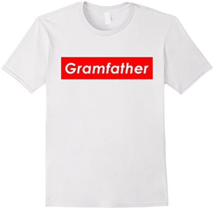 Men's Gramfather T Shirt Rickyism Grandfather Spoof Shirt 2XL White