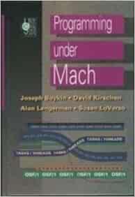 Amazon - Programming Under Mach (UNIX and open systems series): Boykin ...