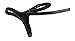 Eliza May Detachable Shoe Straps - To Hold Loose Heels, Wedges, Flats (Black Classic Easy Closure Velcro)