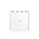 ZMI PowerPlug 4-Port 35W USB Wall Charger Power Adapter, Portable with Foldable Prongs for iPhone, iPad, Samsung Galaxy, and More