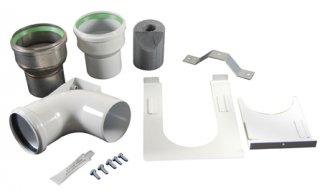 Worcester 7716190104 Oilfit Conventional Vertical Flue Kit, Other
