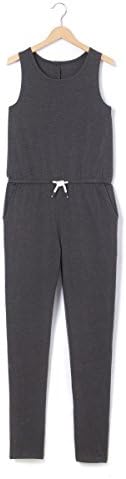 La Redoute Collections Big Girls Jersey Jumpsuit,10-16 Years&amp;Nbsp; Grey Size 14 Years - 61 In.