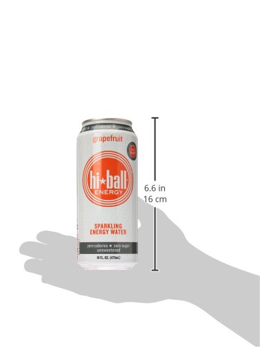 HIBALL ENERGY WATER, GRAPEFRUIT, 16 OZ