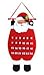 Northlight Seasonal Decorative Santa Advent Calender Hanging Christmas Decoration