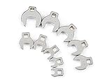 TEKTON 2575 3/8-Inch Drive Crowfoot Wrench Set, Inch, 3/8-Inch - 1-Inch, 10-Piece