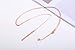 S.J JEWELRY Womens Handmade CZ Simple Delicate 14K Gold Plated/Rose Gold Plated/Silver Plated Lariat Simple Baton Adjustable Y Necklace-Y-Baton-Rose